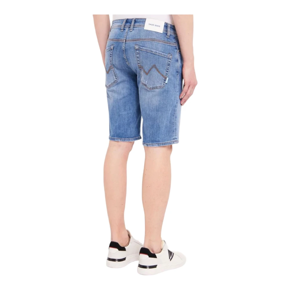 Gaudi Denim Shorts Blue Heren