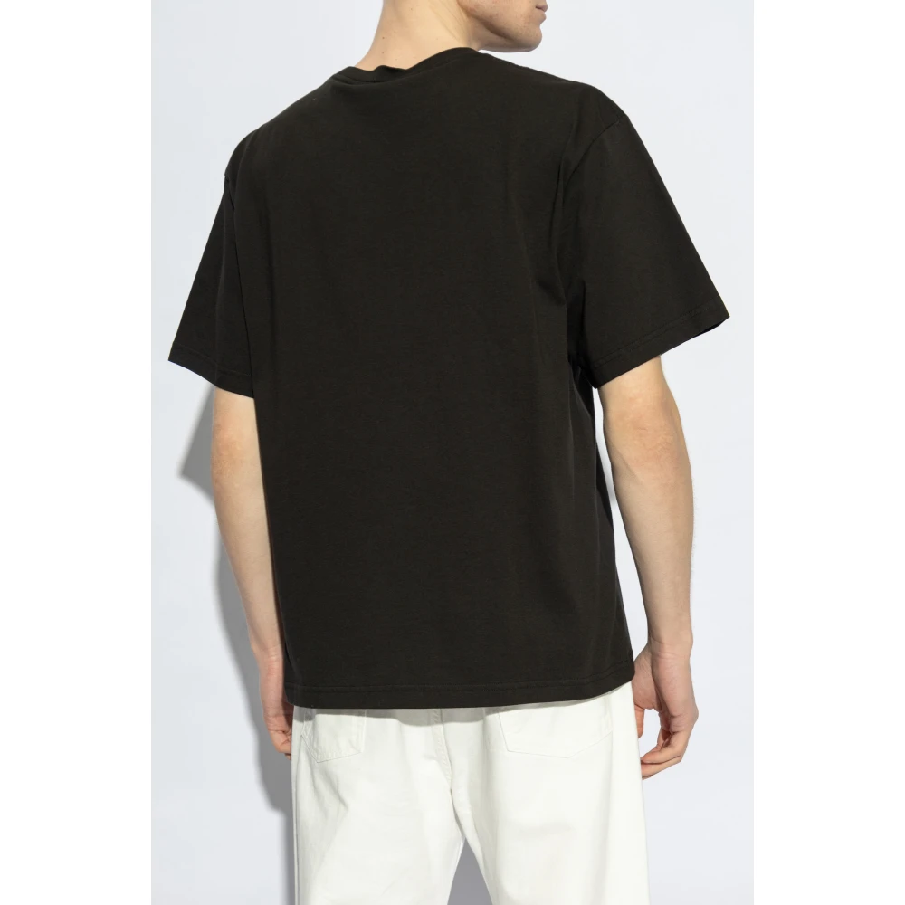 Kenzo T-shirt met bedrukt logo Black Heren