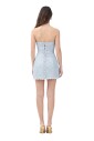 robe-courte-bleue-avec-texture-3d