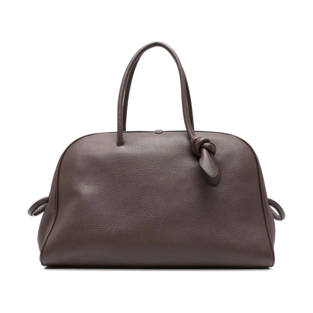 Jacquemus Men's Brown Leather Handbag Aw25 - Handbags - One Size - Bags