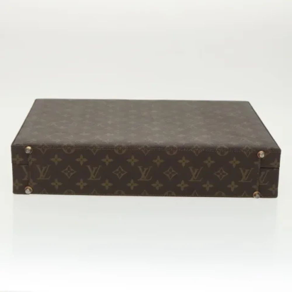 Louis Vuitton Vintage Pre-owned Canvas briefcases Brown Dames