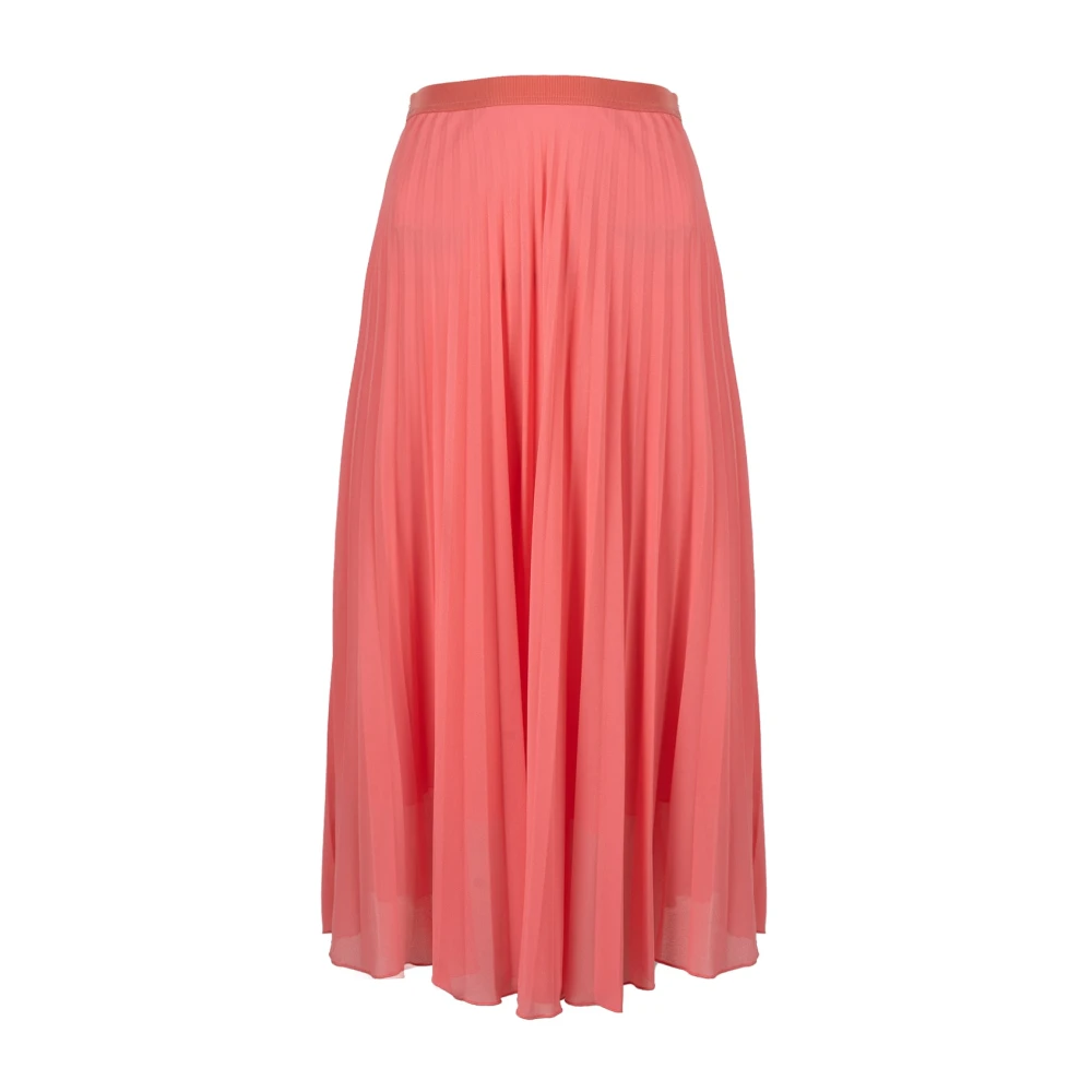 Patrizia Pepe Rosa Veckad Kjol - Elegant Och Mångsidig