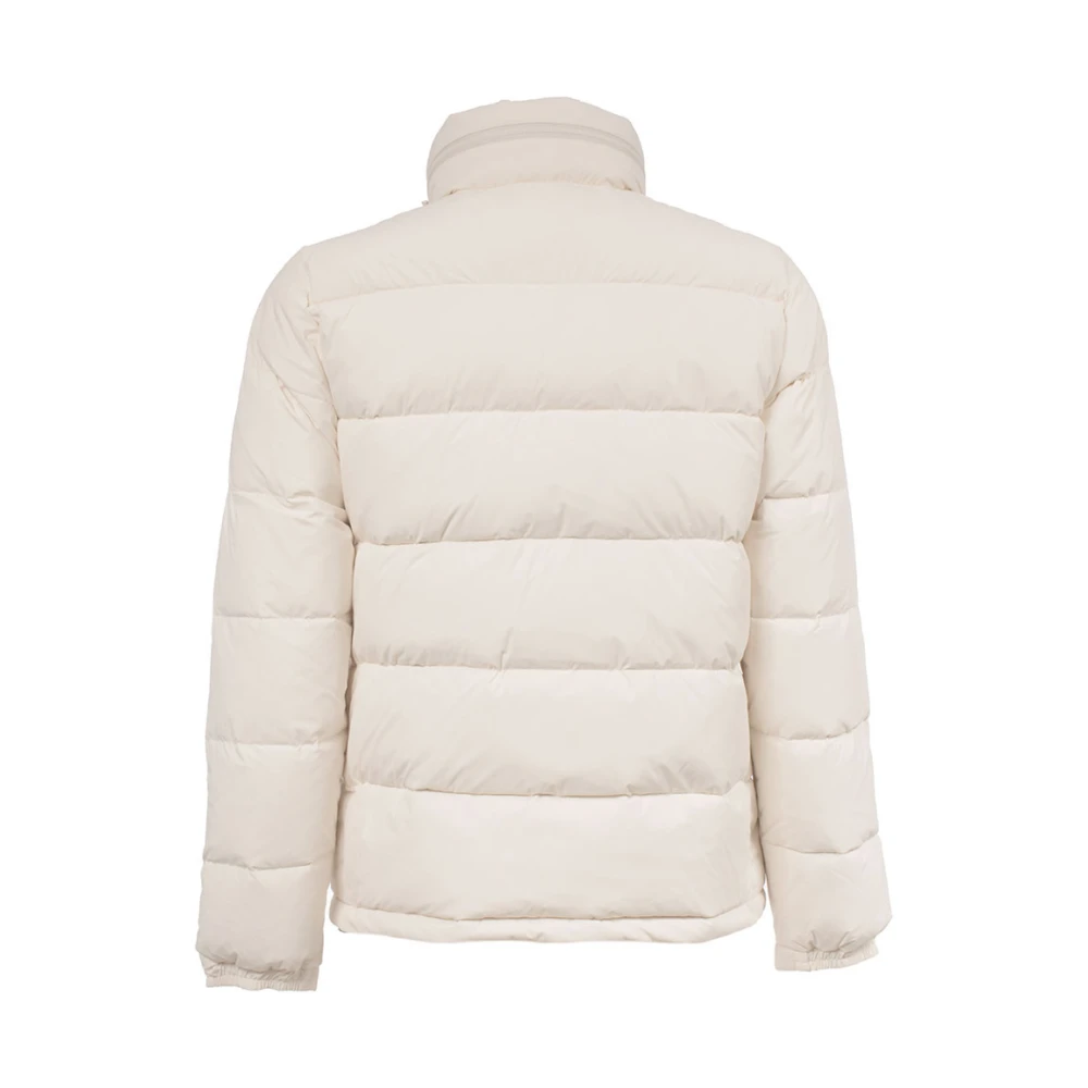 Aspesi Nylon Stretch Gewatteerde Jas Beige Heren