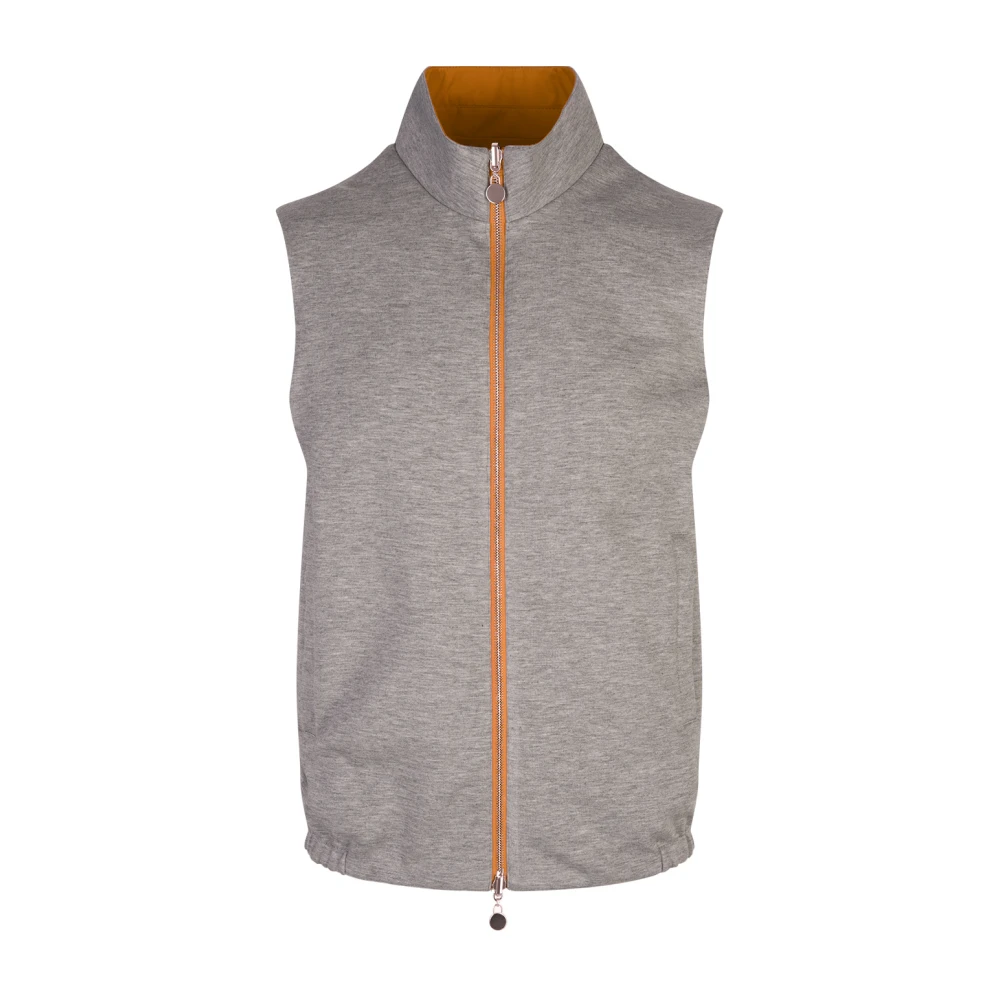 Kiton Oranje Polyester Viscose Elastaan Mode Orange Heren