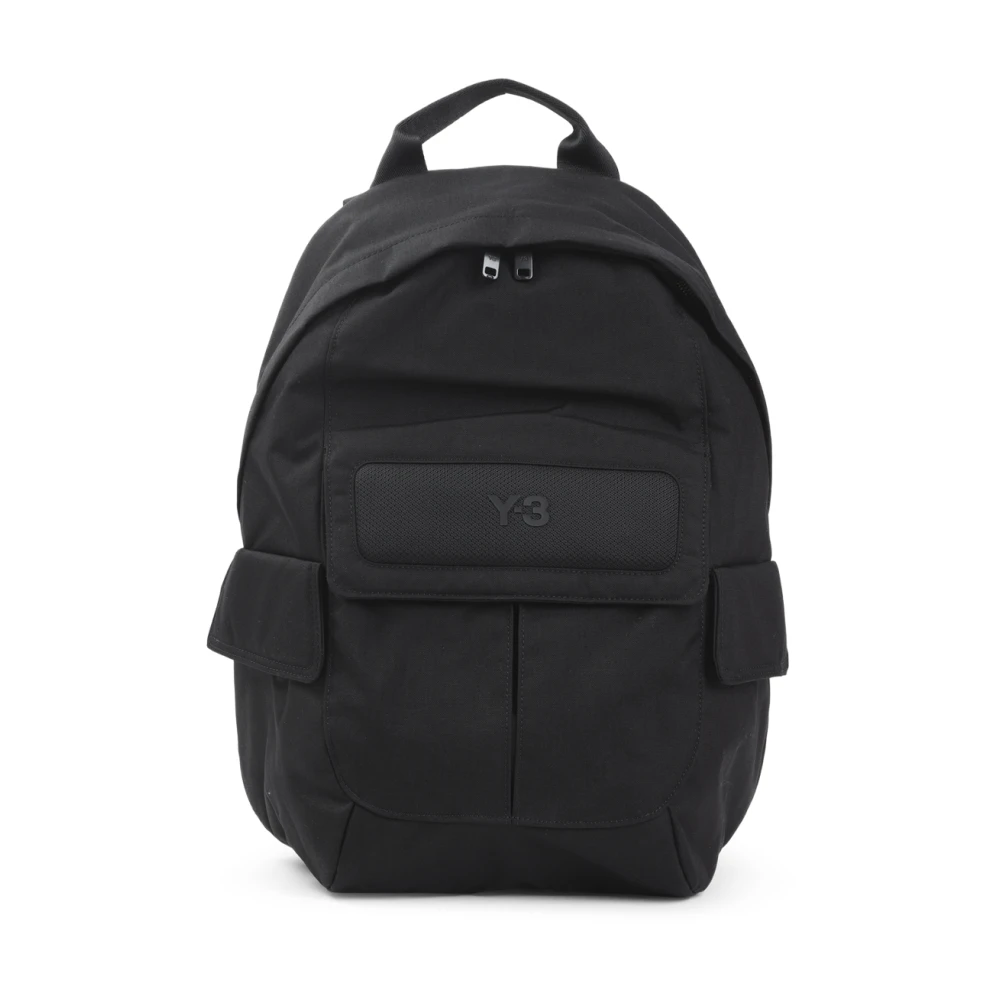 Y-3 Men's Black Bucket Bag & Backpack Aw25 - Backpacks - One Size - Bags