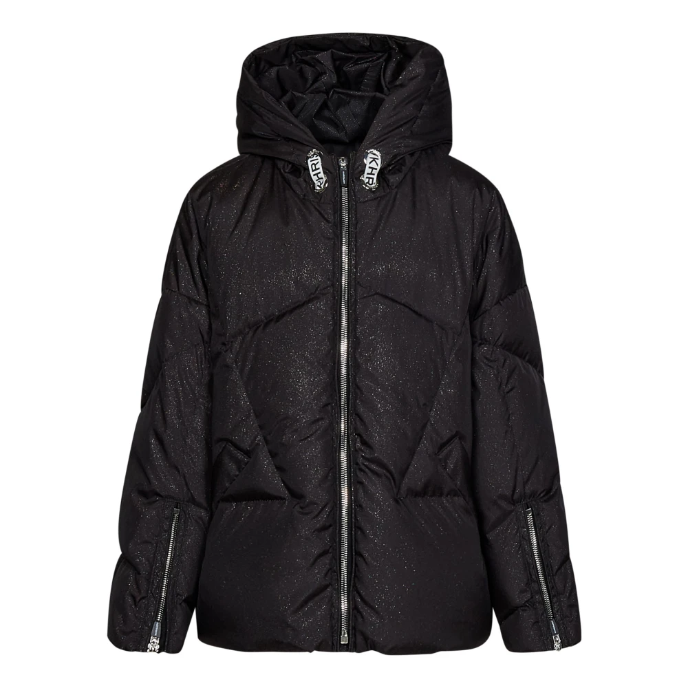 Quilted Down Jacket with Hood - Khrisjoy - Modalova