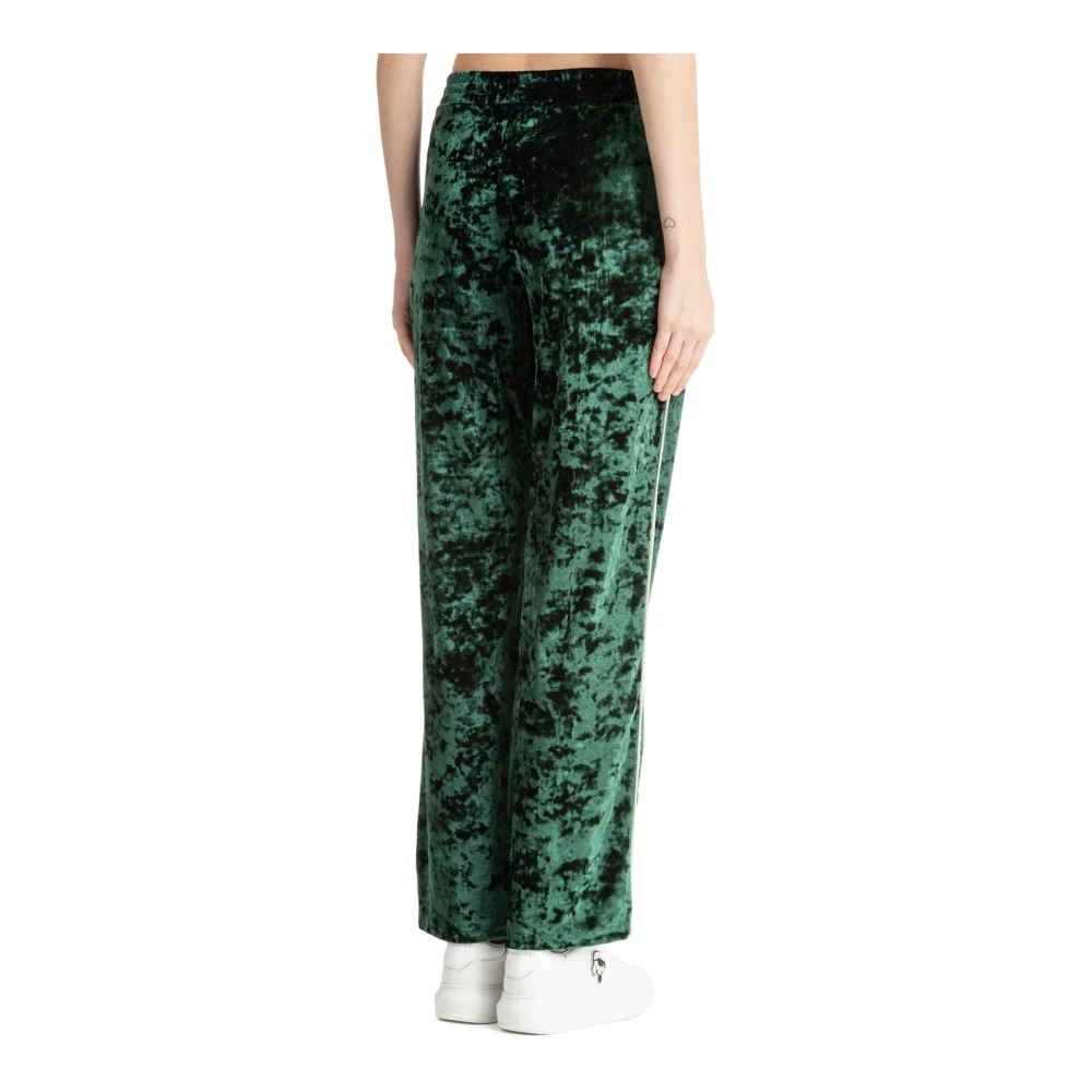 MC2 Saint Barth Sweatpants met Logo en Elastische Taille Green Dames