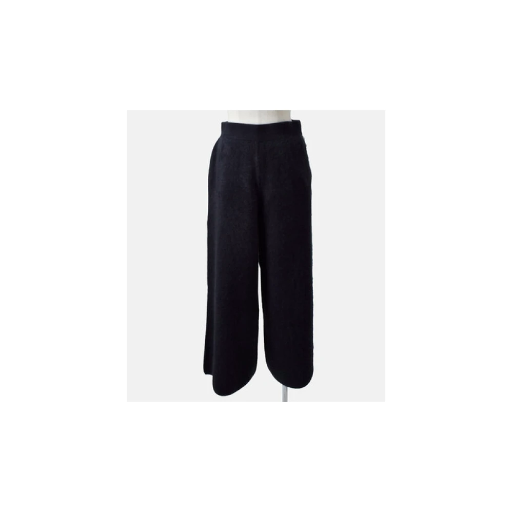 C.T.plage Racoon Cashmere Wijde Broek Black Dames