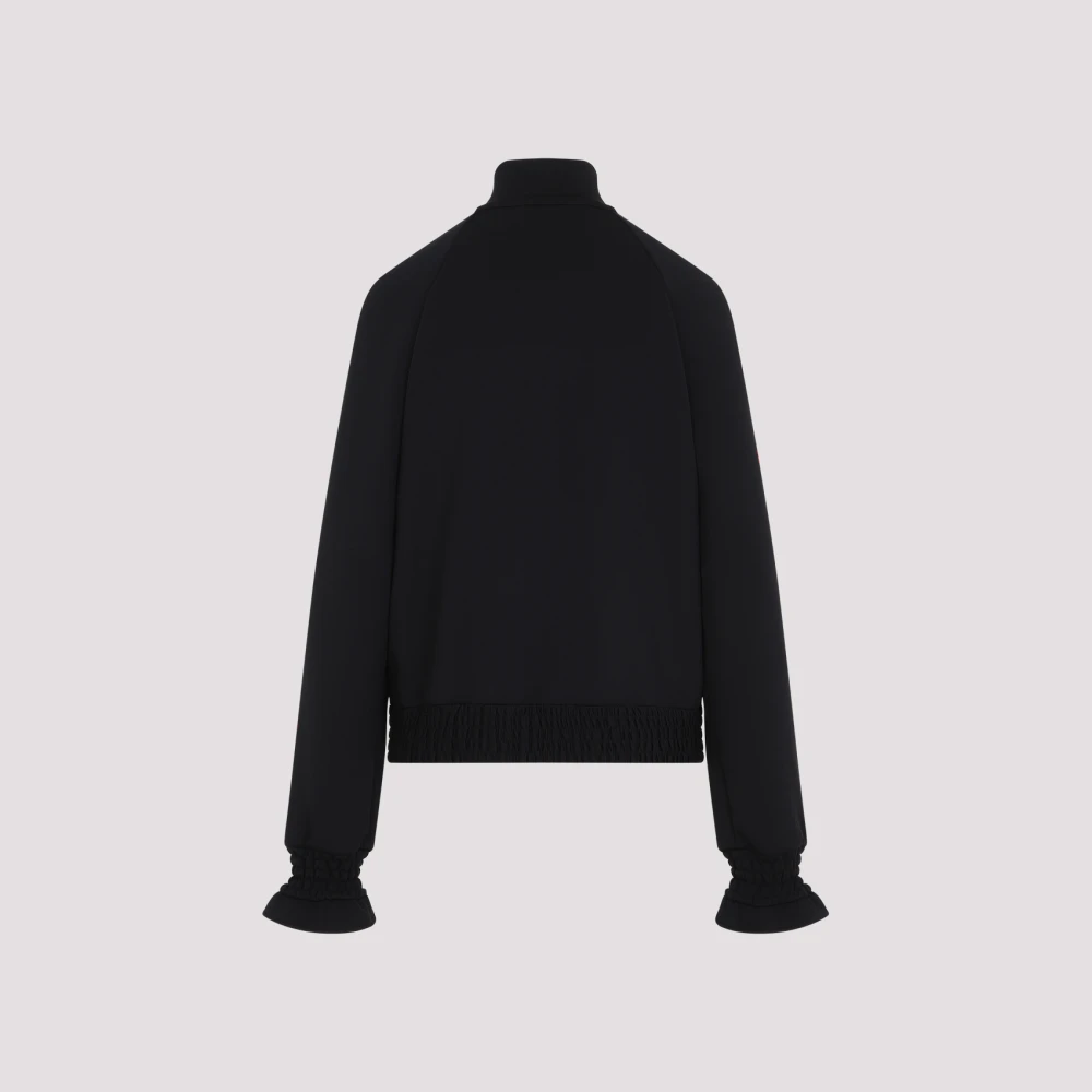 Moncler Zwart Zip Up Vest Black Dames