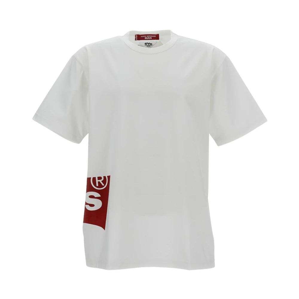 Junya Watanabe White T-Shirts, Male, L, T-Shirt