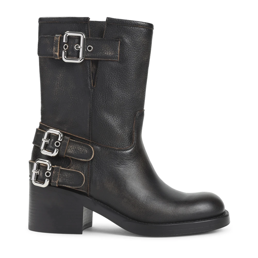 Chloé Black Stylish Dakota Heels - 6Cm Heel - Female - Heeled Boots - 7 Uk - Shoes