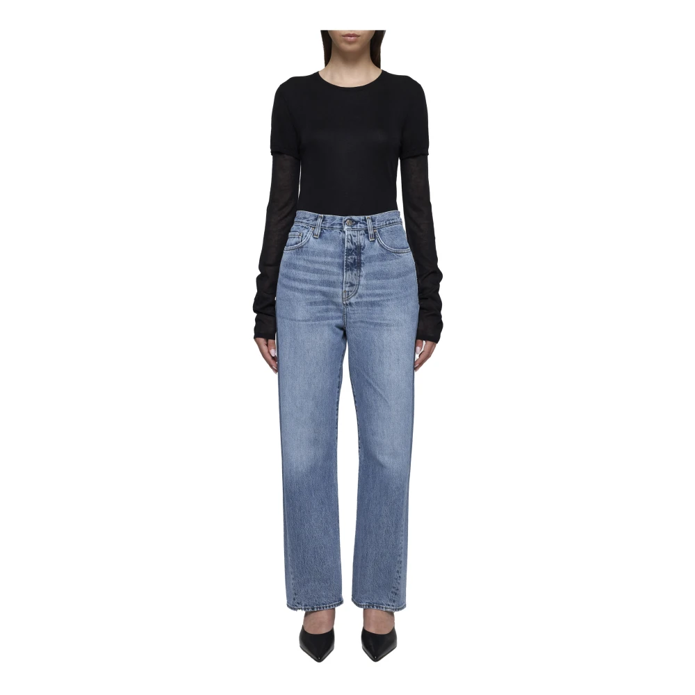 TotêMe Zwarte Crew Neck Gebreide Trui Black Dames