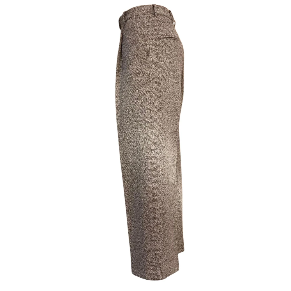 Emma&Gaia Wide Trousers Brown Dames
