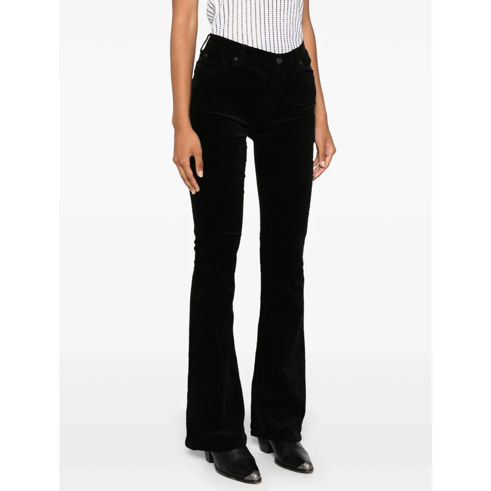 7 For All Mankind Jeans Flare Black Dames