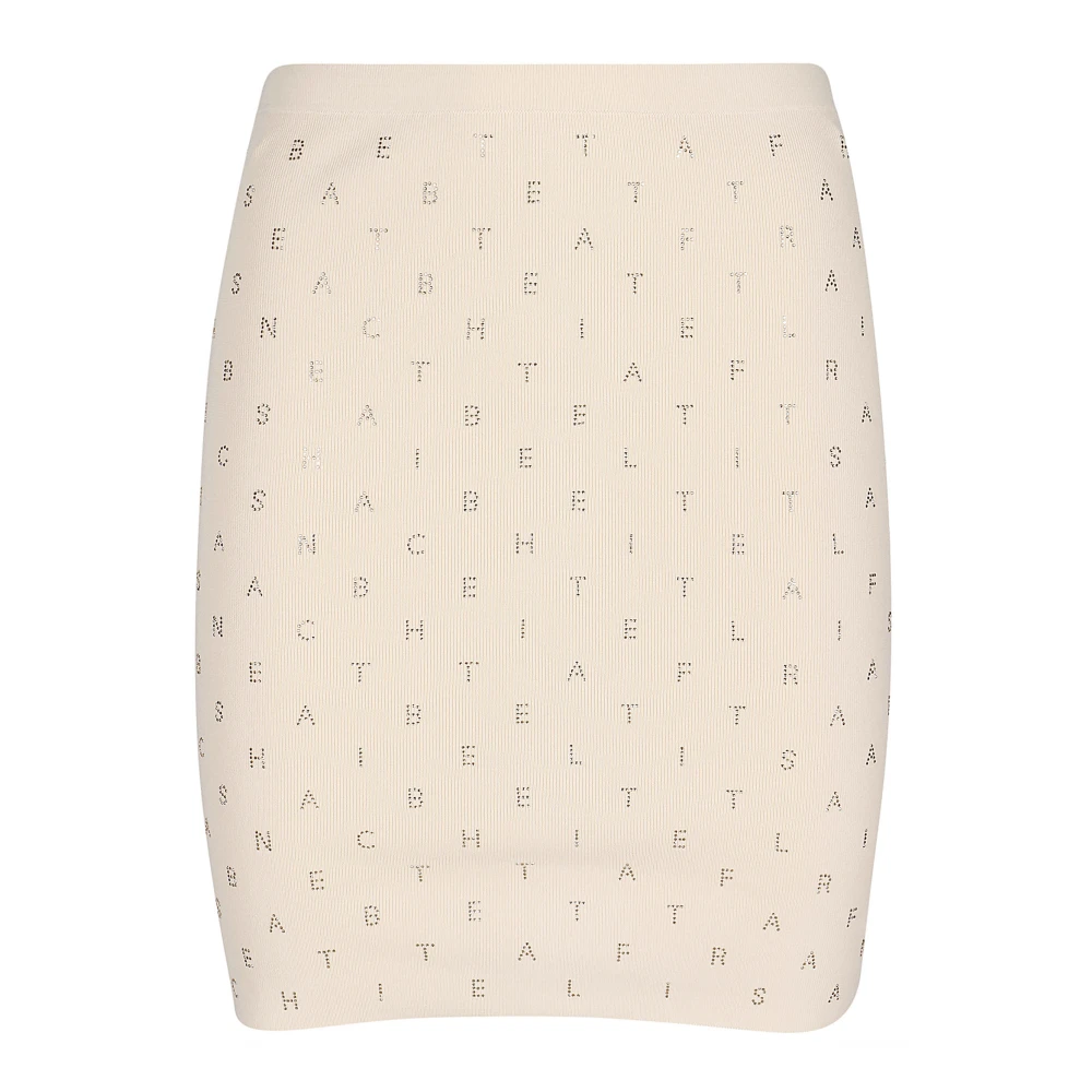 Elisabetta Franchi Burro Mini Rok Beige Dames