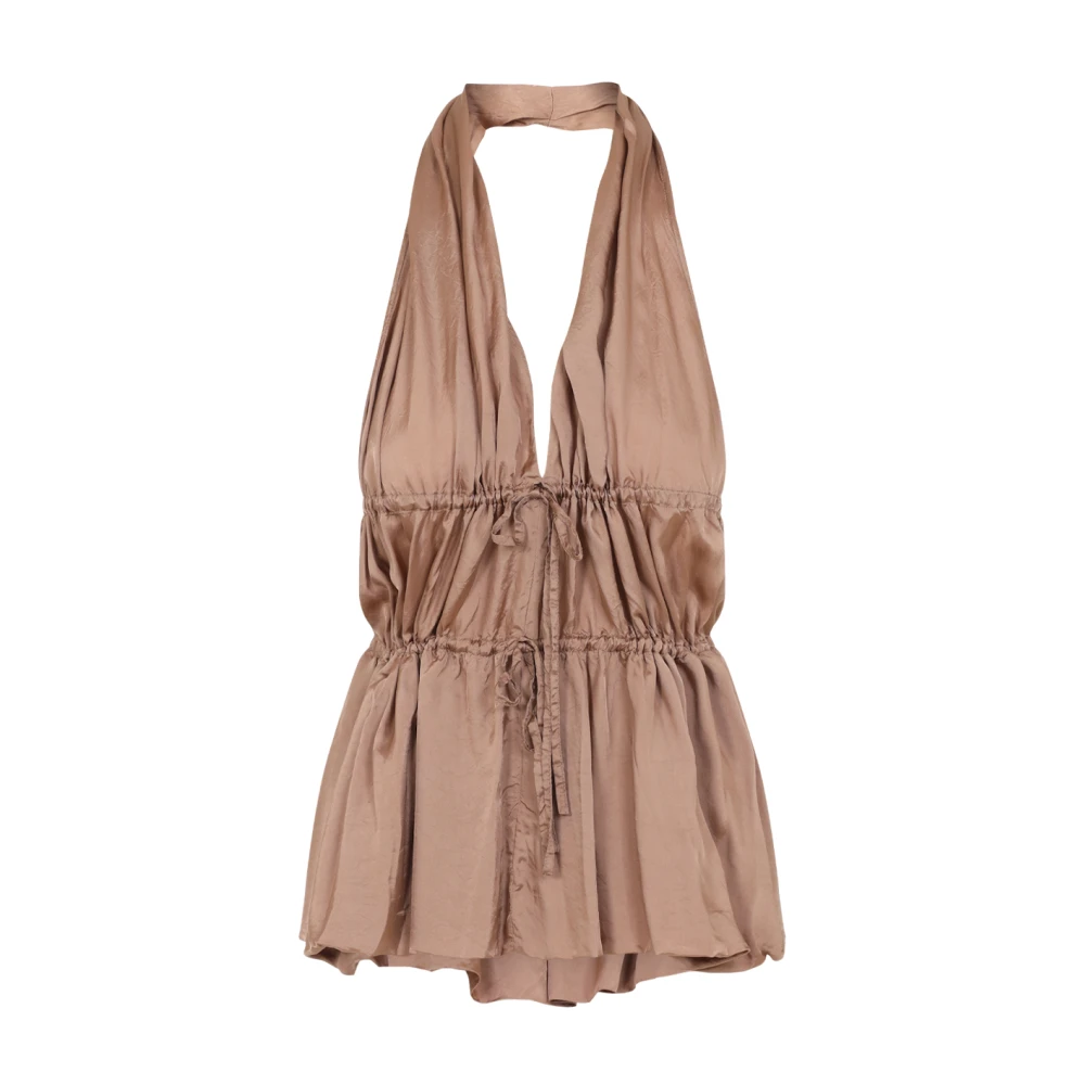 Dries Van Noten Ceana Top Brown Dames