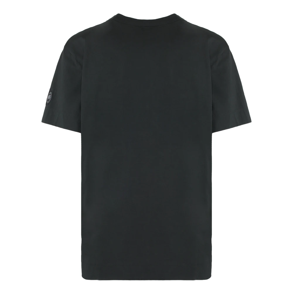 Canada Goose Katoenen crew-neck T-shirt met logopatch Black Dames