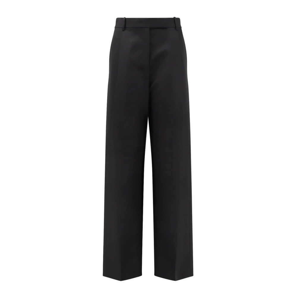 Tom Ford Women's Black Wool Trousers Hook Closure - Wide Trousers - Xs - Trousers