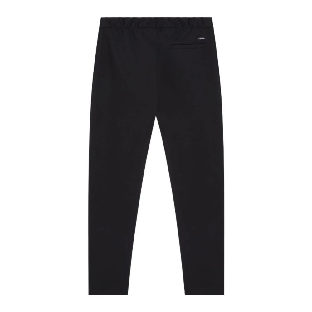 Calvin Klein Comfort Gebreide Tapered Broek Blue Heren