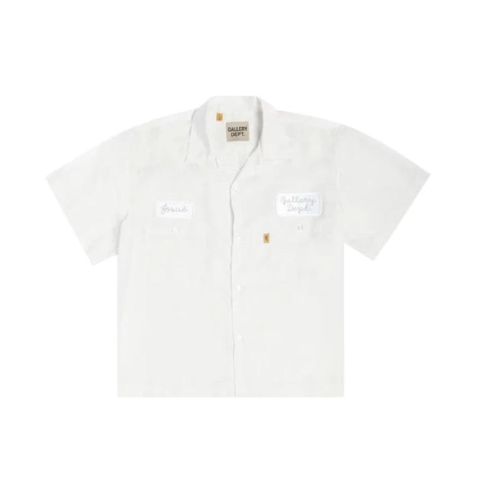Gallery Dept. Stijlvolle Mechanic Shirt in Antiek Wit White Heren