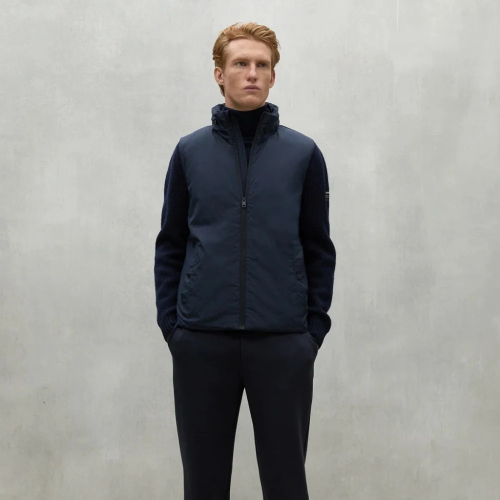 Ecoalf Gebreide jassen Blue Heren