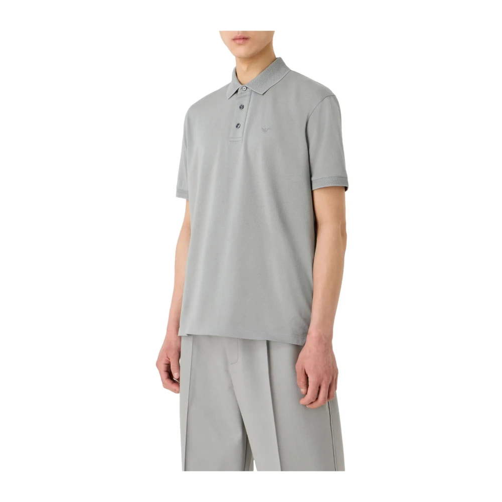 Emporio Armani Lichtgrijze T-shirts en Polos Gray Heren