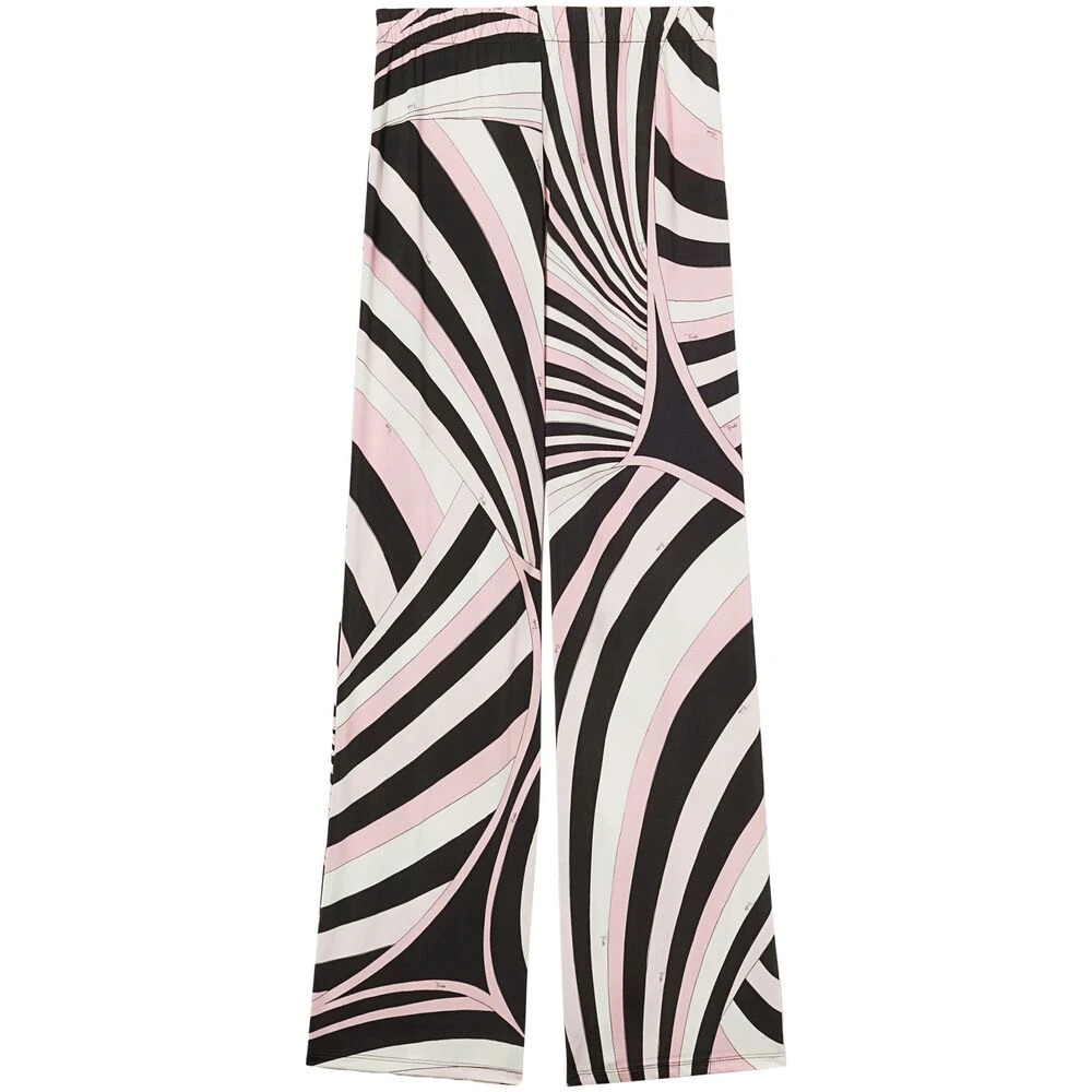 EMILIO PUCCI Abstract Patroon Rechte Pijp Broek Multicolor Dames
