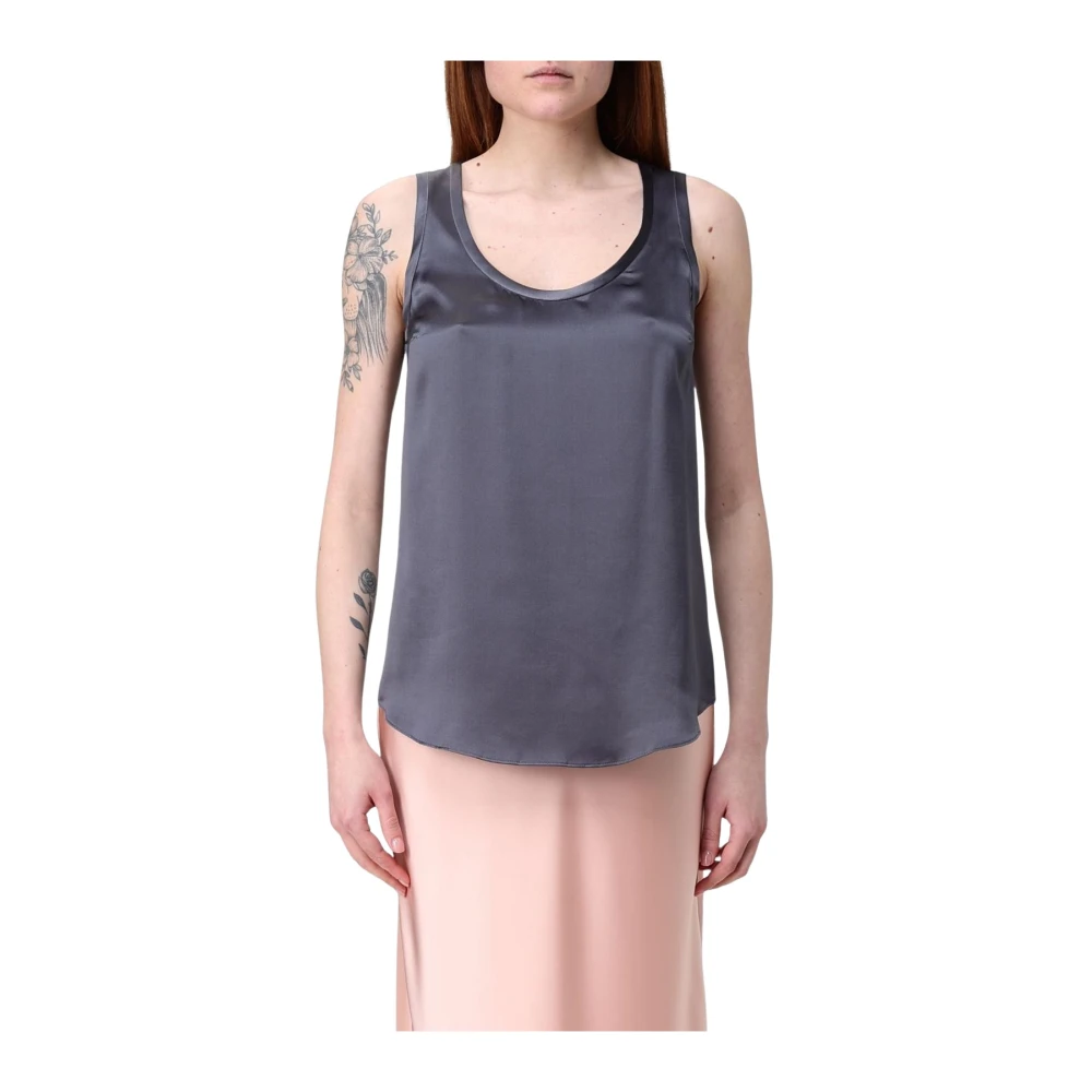 Tops > Sleeveless Tops - - Brunello Cucinelli - Modalova