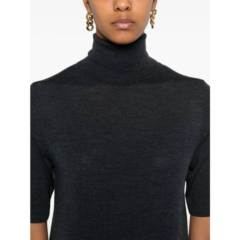 allude Antraciet Sweater Collectie Gray Dames