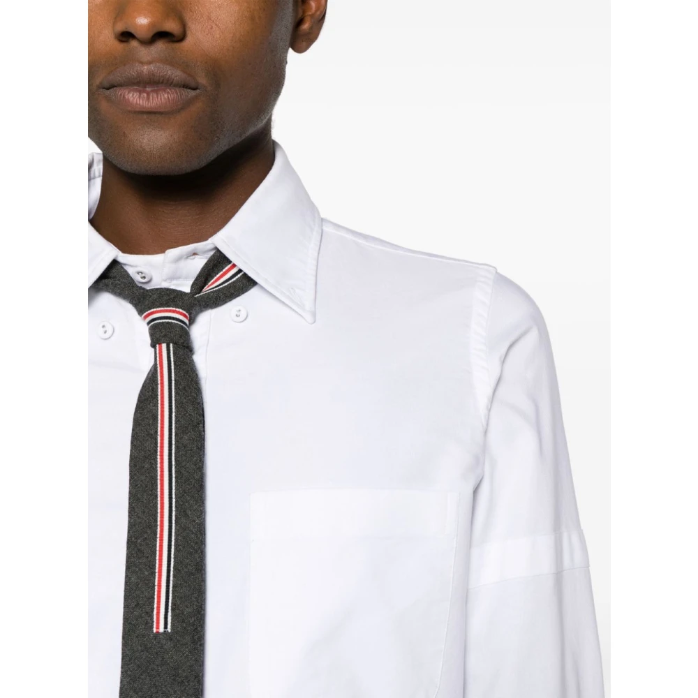 Thom Browne Witte Overhemden voor Mannen White Heren