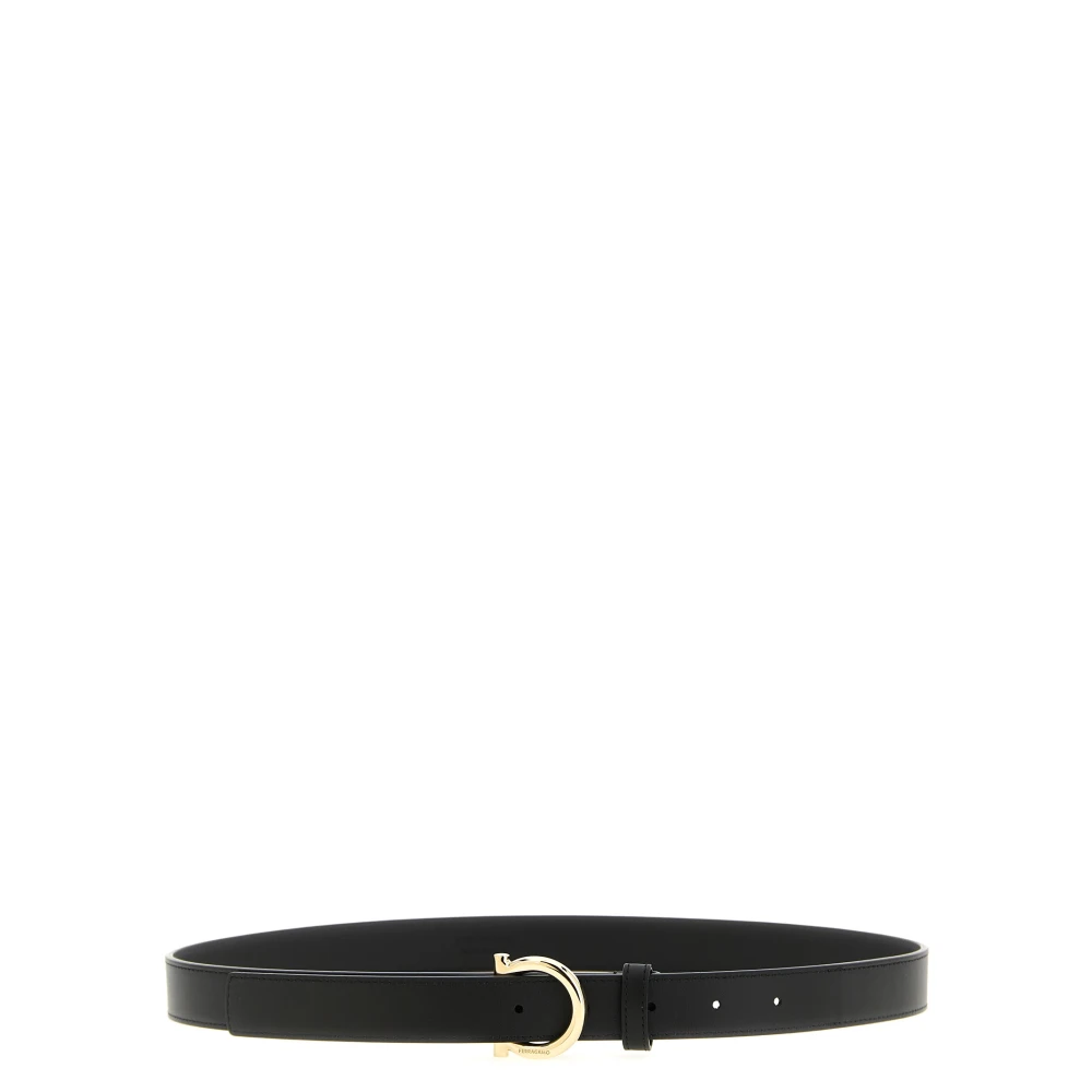 Ferragamo Women's Black Belts, 90 Cm, Belts
