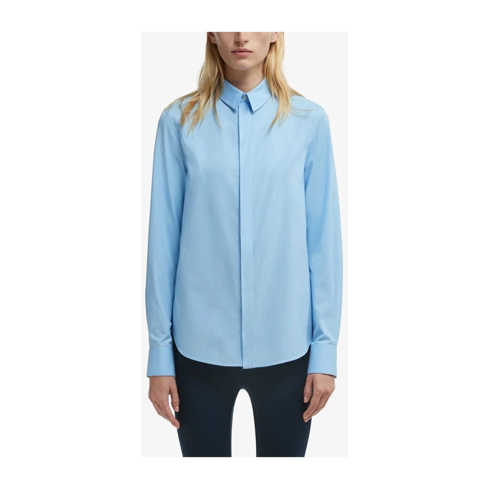 Wardrobe.nyc Blauwe Klassieke Shirt voor Mannen Blue Dames