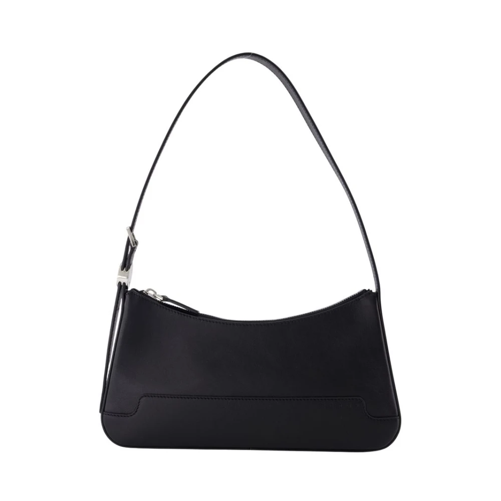 Marni Women's Black Shoulder Bags, One Size, Leather Shoulder Bag With Chain