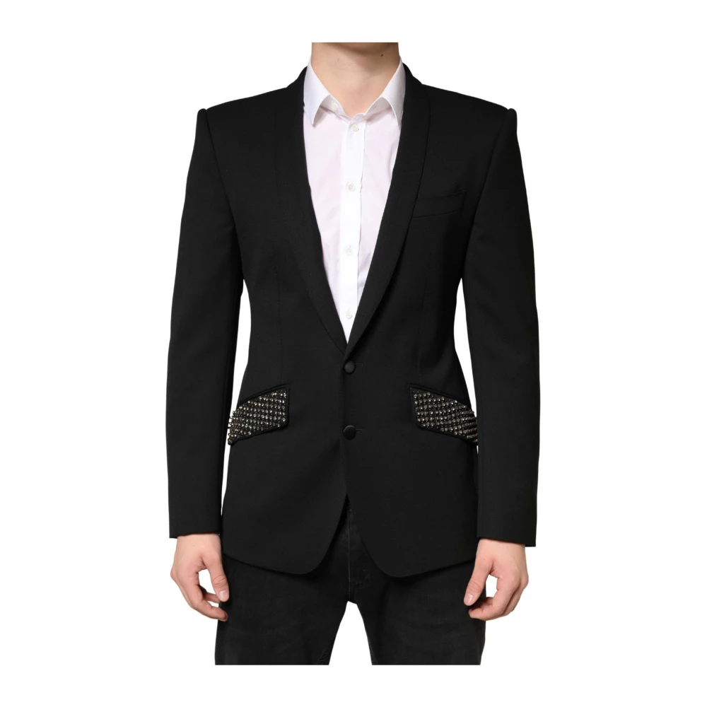 Dolce & Gabbana Uomo Nero Giacche, M, New,