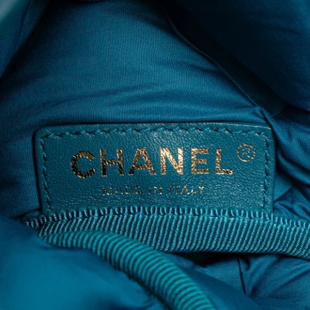 Chanel Vintage Pre-owned Fabric crossbody-bags Blue Dames