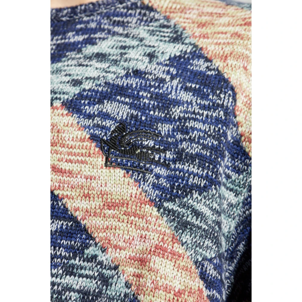 ETRO Gebreide trui met patroon Multicolor Heren