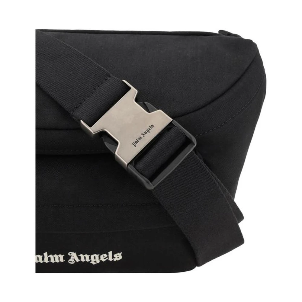 Palm Angels Iconische Logo Heuptas met Rits Black Heren