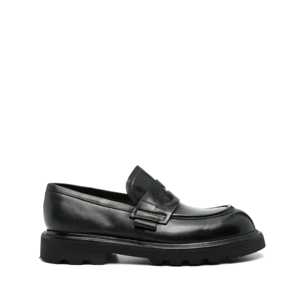 Premiata Svart Mässing Loafer Sko Black, Herr