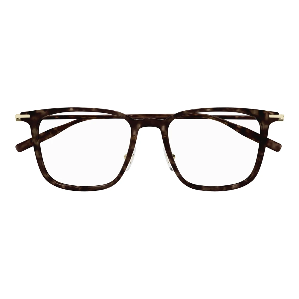 Montblanc Stijlvolle Bril in Zwart Brown Heren