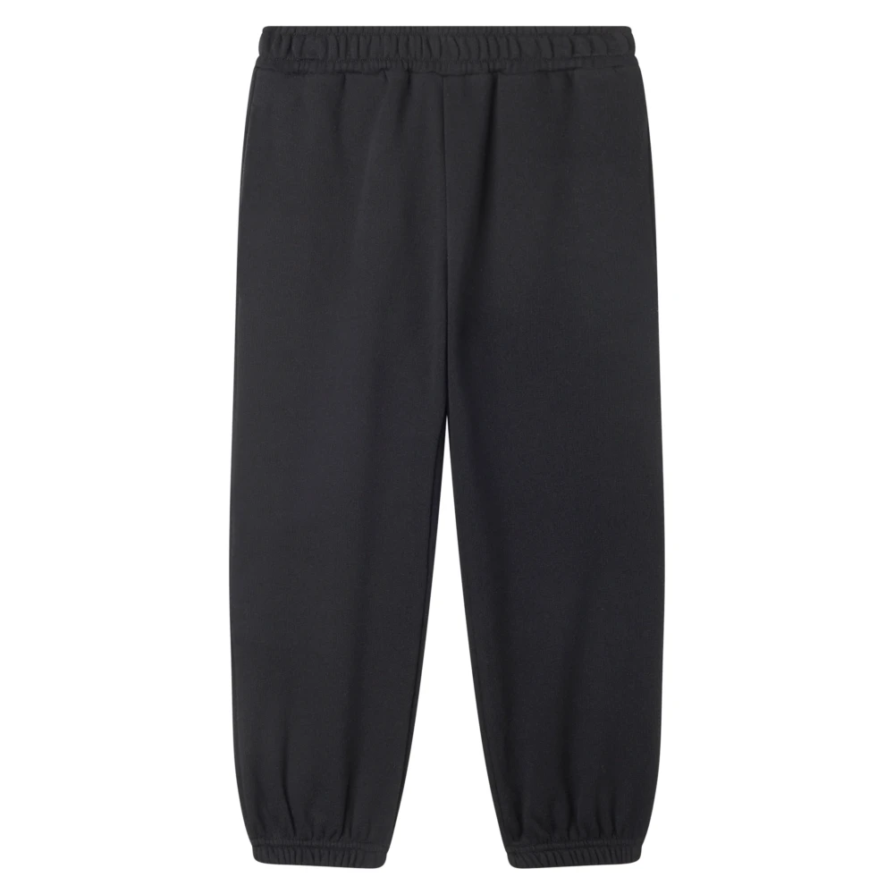 Stella Mccartney Boys Black Sweatpants, 3 Y, Logo Joggers