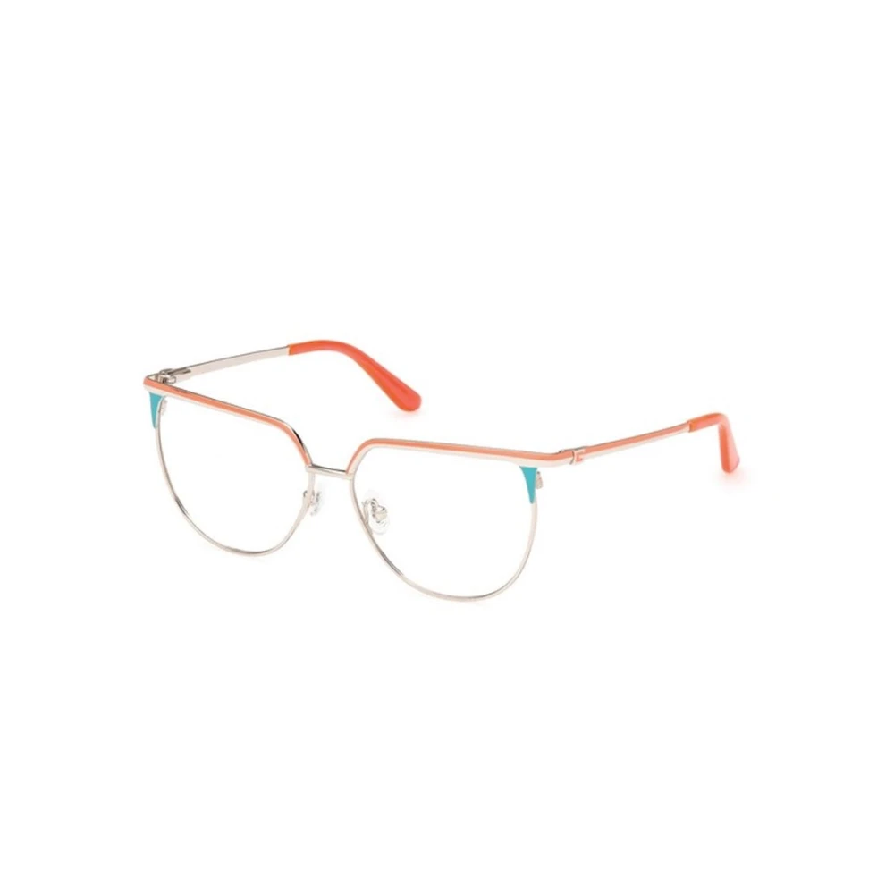 Guess Women's Yellow Glasses, 54 Mm, Cat-Eye Optical Frame