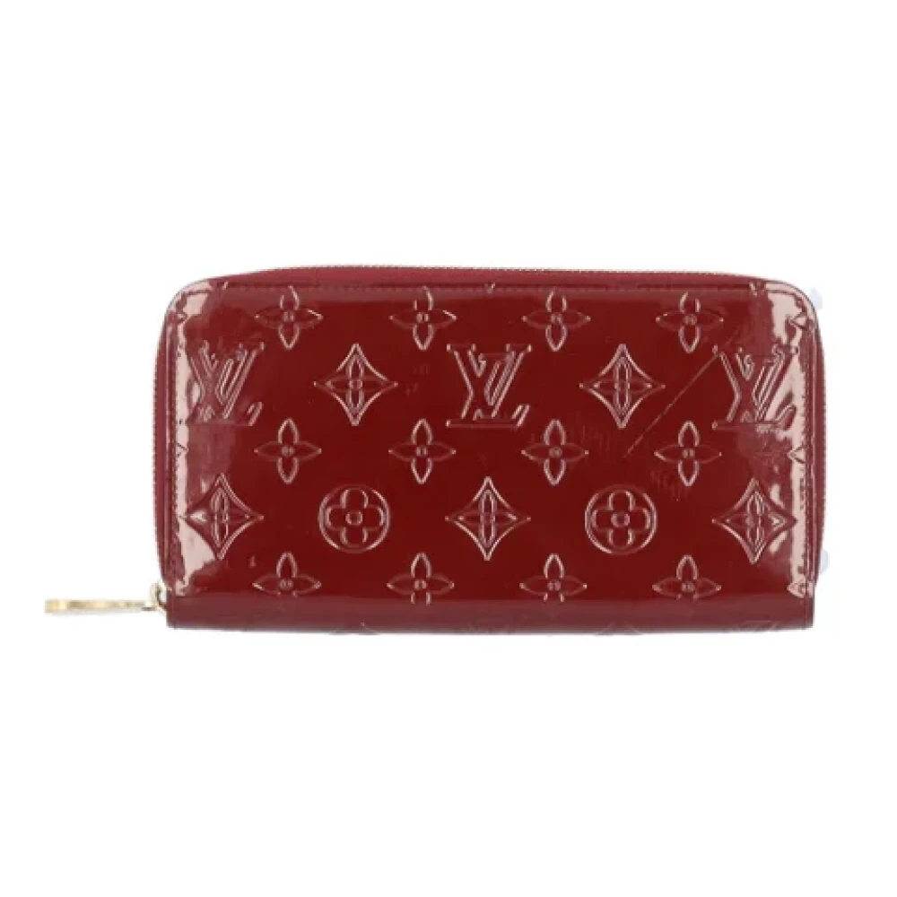 Louis Vuitton Vintage Pre-owned Leather wallets Red Dames