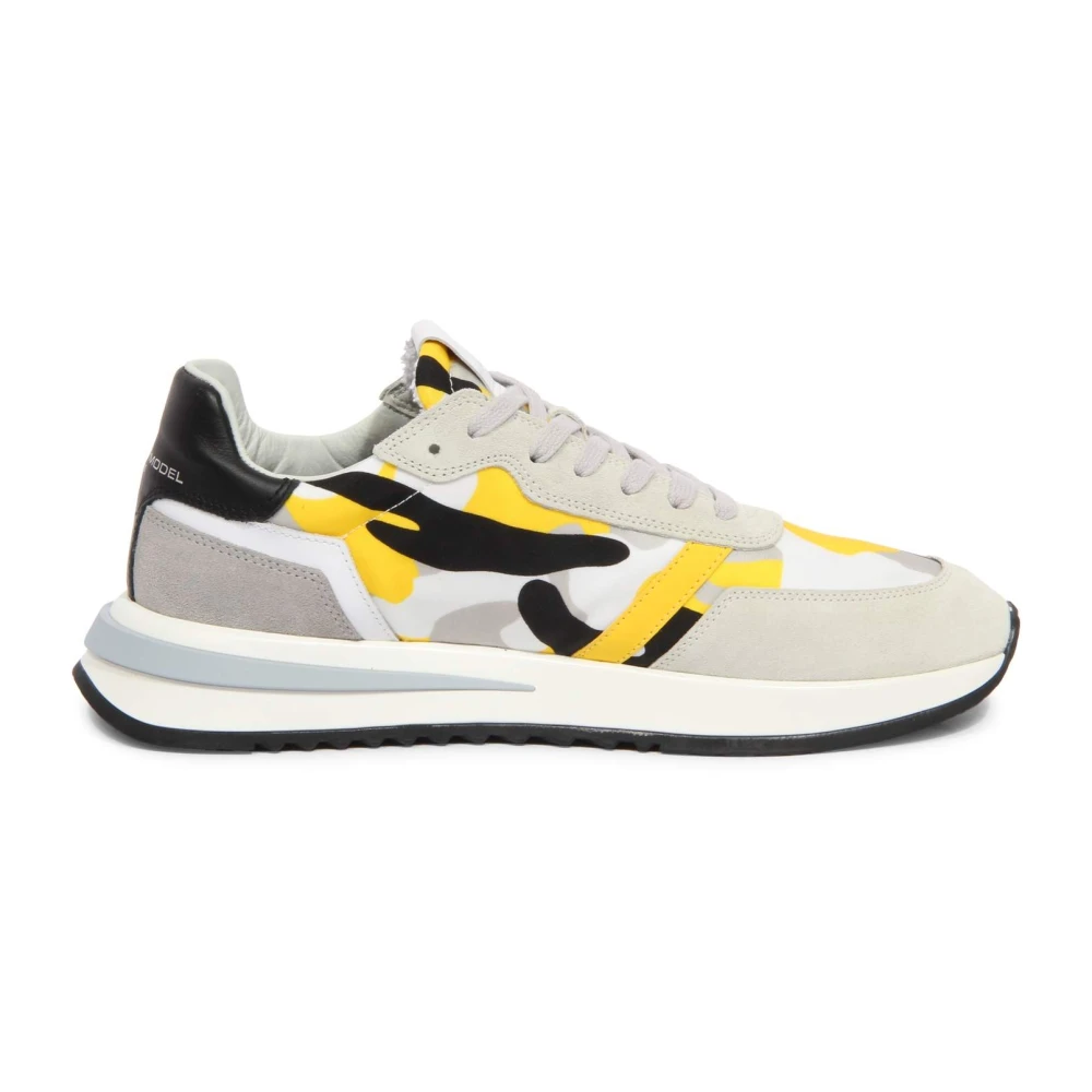 Philippe Model Men's Multicolor Low Camouflage Trainers