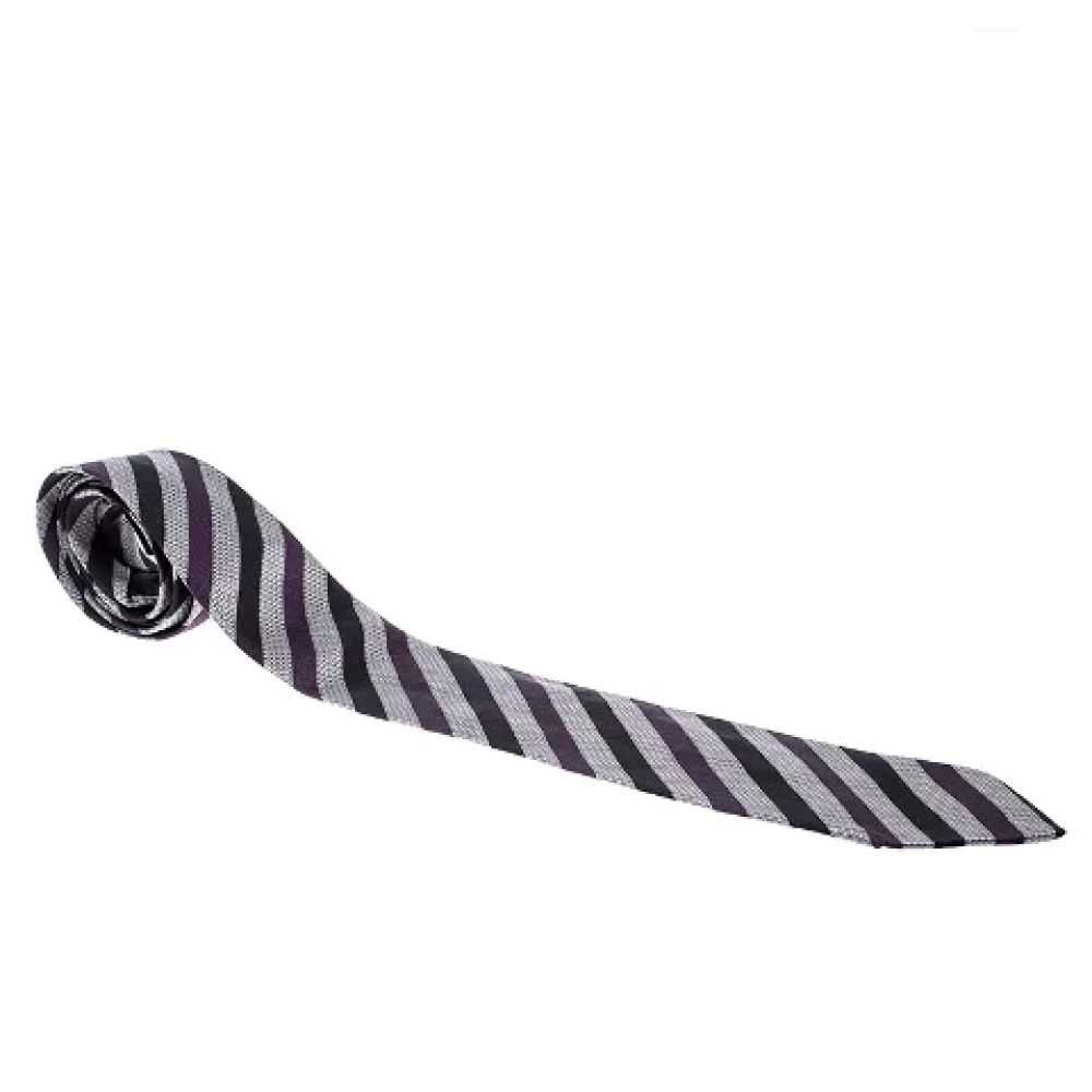 Prada Vintage Pre-owned Silk home-office Purple Heren