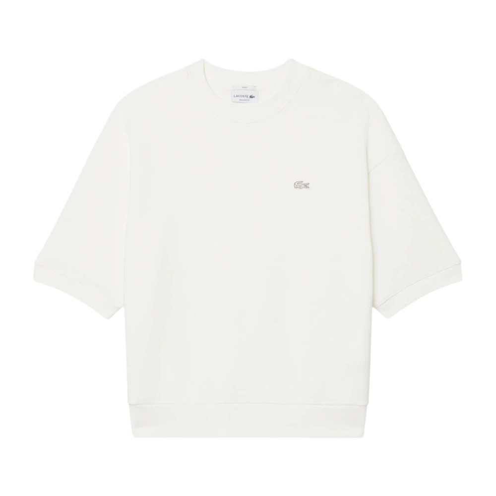 Lacoste Uomo Bianco Felpe, S, New,