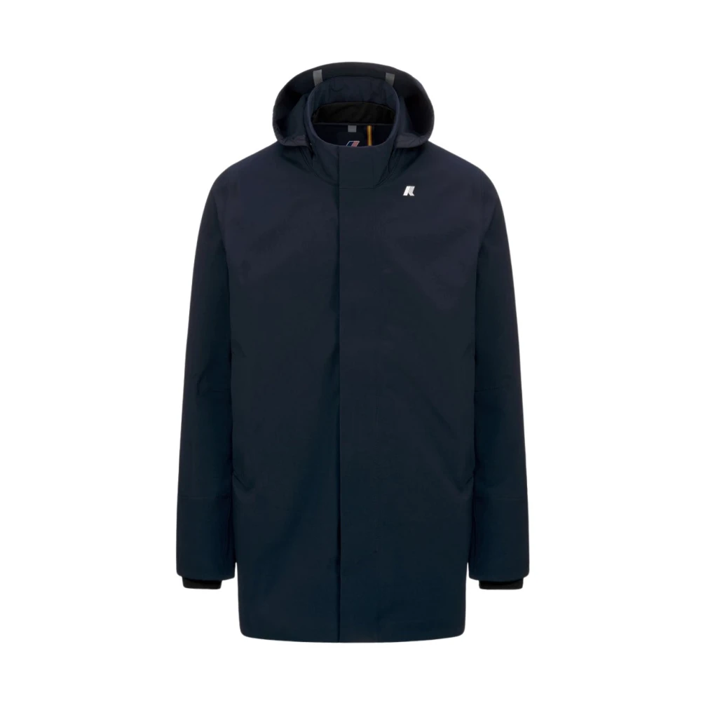 K-way Gebonden capuchonjas Blue Heren