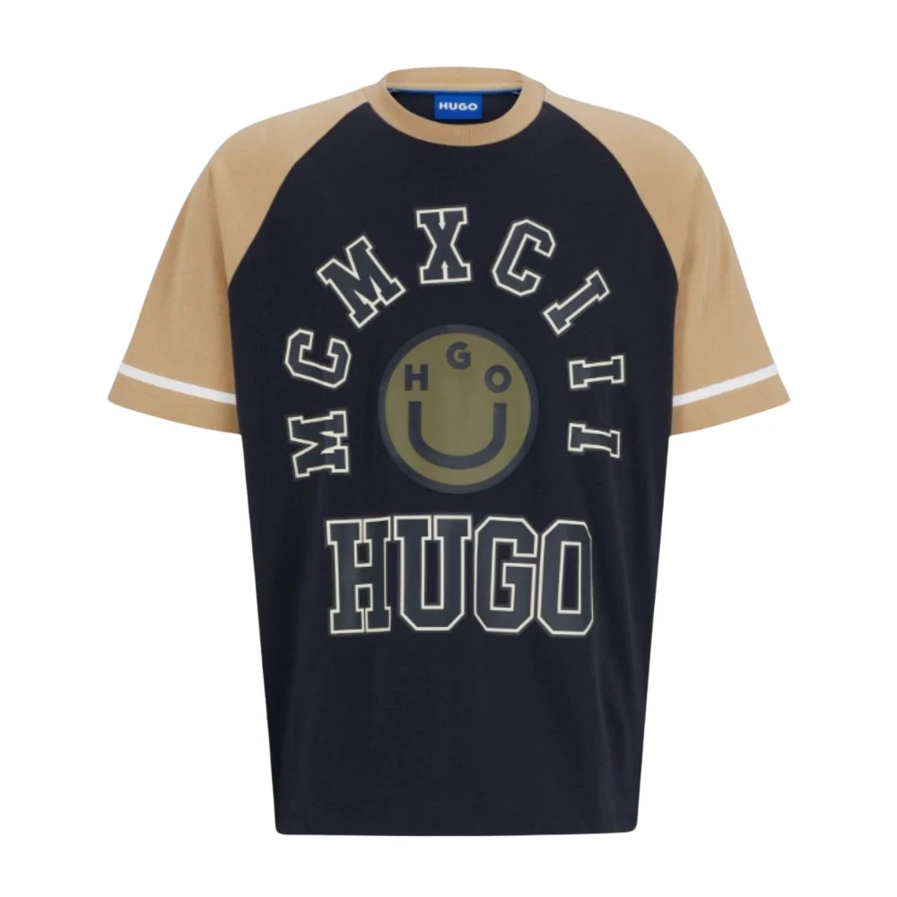 Hugo Boss Heren Casual T-shirt Blue Heren