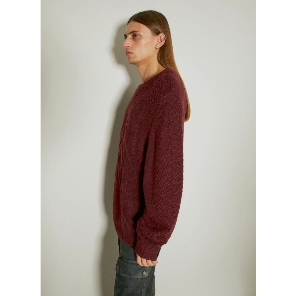 Guess Looptrui in kabelbreisel Red Heren