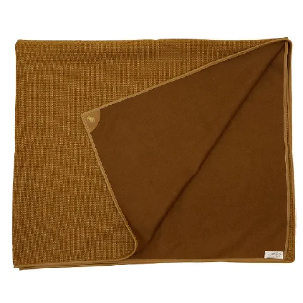 Gucci Vintage Pre-owned Canvas scarves Brown Dames