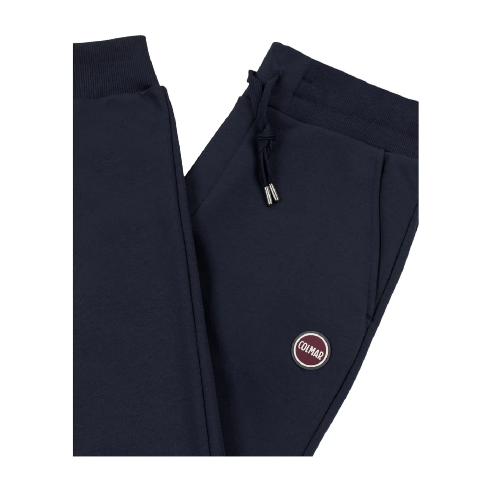 Colmar Blauwe Sweatpants met Ribdetails Blue Heren